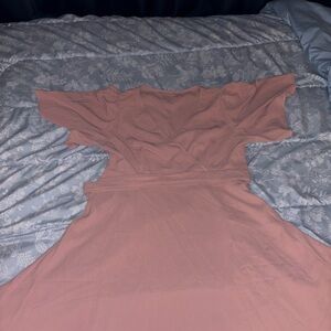 Elegant Pink Women's Dress